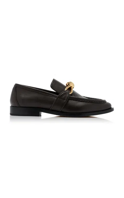 BOTTEGA VENETA ASTAIRE LEATHER LOAFERS