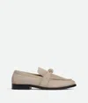 Bottega Veneta Astaire Knot Soft Suede Loafers In Neutral
