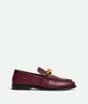 Bottega Veneta Barolo Brown Leather Astair Metallic Knot Loafer In Brown