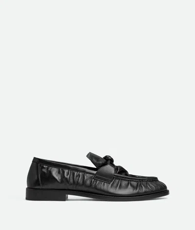 Bottega Veneta Lambskin Astaire Loafers In Black