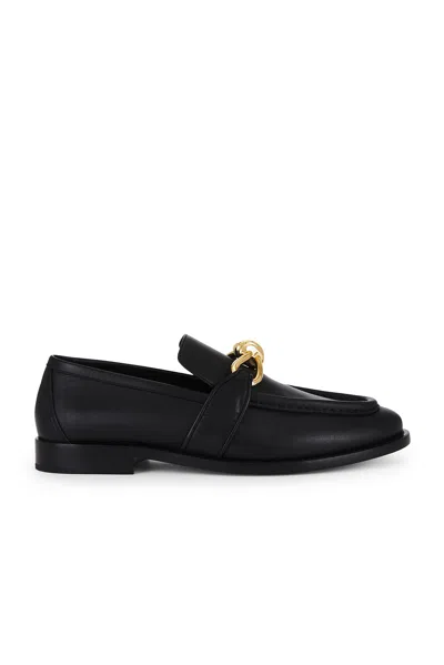 Bottega Veneta Astaire Crinkled Leather Loafers In Black