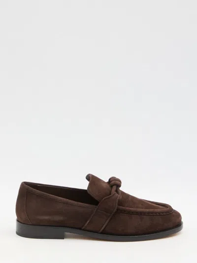 Bottega Veneta Astaire Loafers In Brown
