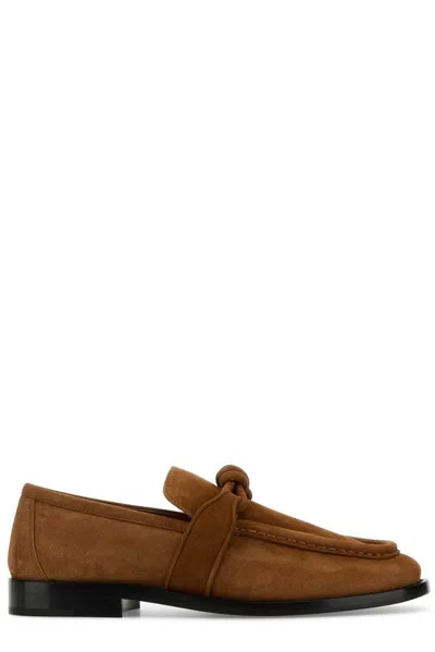 Bottega Veneta Astaire Loafers In Brown