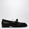 Bottega Veneta Astaire Metal Knot Leather Loafers In Black
