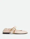 Bottega Veneta Astaire Mary-jane Ballerina In Pink
