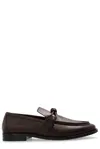Bottega Veneta Astaire Knot-detailed Leather Loafers In Fondant