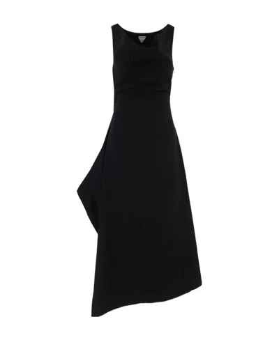 BOTTEGA VENETA BOTTEGA VENETA ASYMMETRICAL DESIGNED MIDI DRESS