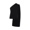 Bottega Veneta Top In Crepe Di Lana E Viscosa Con Dettaglio Knot