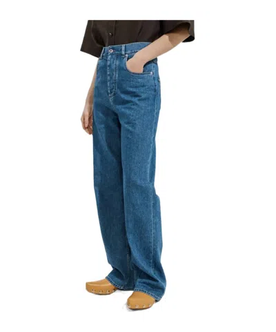 Bottega Veneta Belt Loop Jeans In Blue
