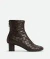 Bottega Veneta Atomic Intrecciato Bootie In Pink