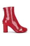 Bottega Veneta Atomic Ankle Boot In Red
