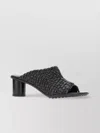 Bottega Veneta Atomic Block Heel Mules With Open Toe