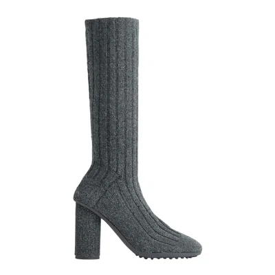 Bottega Veneta Women Atomic Knitted Wool Boots In Multicolor