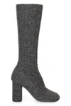 Bottega Veneta Atomic Wool Sock Boot In Grey