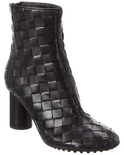 Bottega Veneta Ankle Boot Mini Lido Weave Nappa In Black