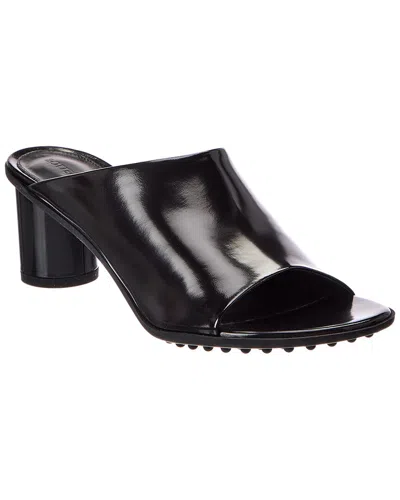 Bottega Veneta Atomic Leather Mule In Black