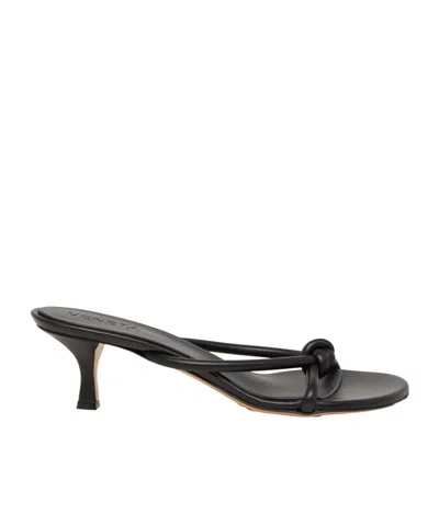 Bottega Veneta Atomic Open-toed Heels Sandals In Black