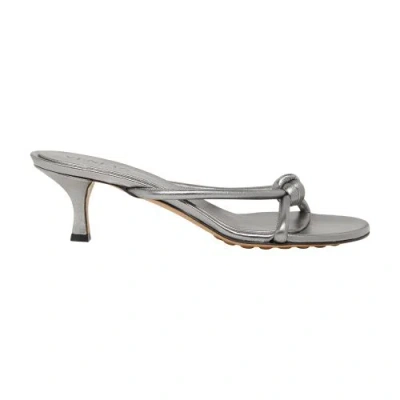 Bottega Veneta Atomic Sandals In Silver