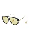 Bottega Veneta Sunglasses In Yellow