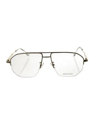 Pre-owned Bottega Veneta Aviator Eyeglasses W/ Tags In Gold