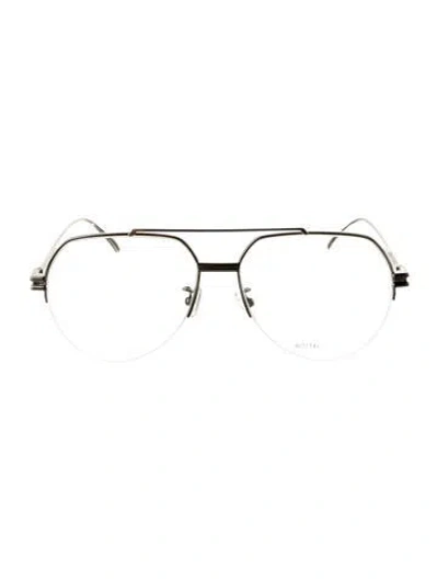Pre-owned Bottega Veneta Aviator Eyeglasses W/ Tags In Silver