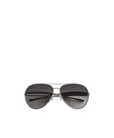 Bottega Veneta Aviator Sunglasses In Black