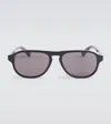 Bottega Veneta Aviator Sunglasses In Black