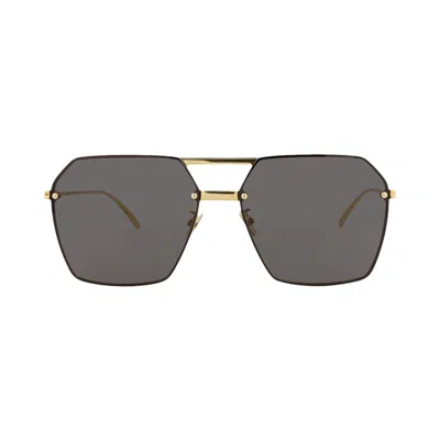 Pre-owned Bottega Veneta Aviator Sunglasses 'gold/grey' | Women's Size Onesize