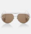 Bottega Veneta Bv1273s Linea Unapologetic Sunglasses In Brown