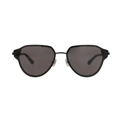 Pre-owned Bottega Veneta Aviator-frame Metal Sunglasses 'black/grey' | Men's Size Onesize