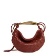 Bottega Veneta Baby Leather Sardine Cross-body Bag In Brown