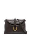 Bottega Veneta Small Liberta Leather Shoulder Bag In Fondant/brass
