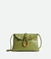 Bottega Veneta Liberta Baby Smooth Calfskin Clutch Bag In Matcha