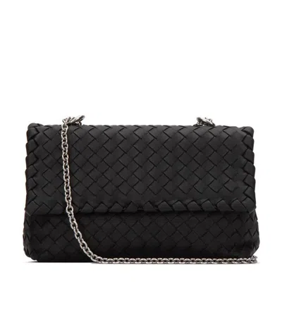 Bottega Veneta Baby Olimpia Shoulder Bag In Black