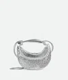 Bottega Veneta Baby Sardine In Silver