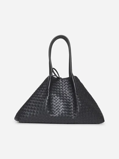 Bottega Veneta Back Pinacoteca Medium Reversible Tote Bag In Orange