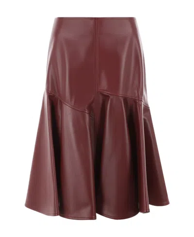 BOTTEGA VENETA BOTTEGA VENETA PLEATED LEATHER SKIRT