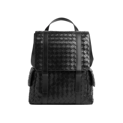 Pre-owned Bottega Veneta Backpack 'black/silver' | Men's Size Onesize