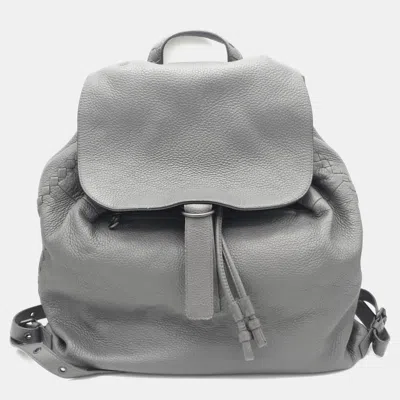 Pre-owned Bottega Veneta Backpack In Grey