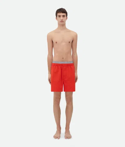 Bottega Veneta Bottega  Veneta Nylon Swim Shorts In Red