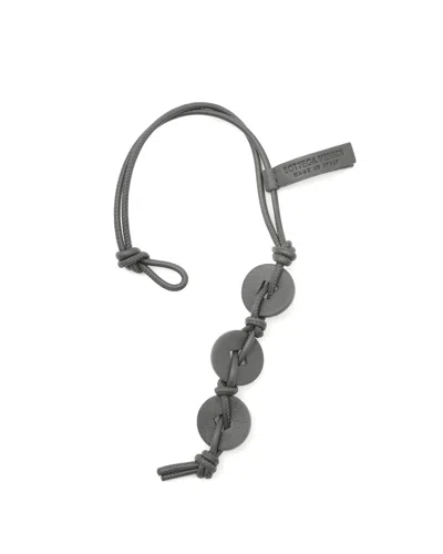 Pre-owned Bottega Veneta Bag Charm In Grey