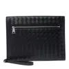 Bottega Veneta Medium Intrecciato Leather Clutch Bag