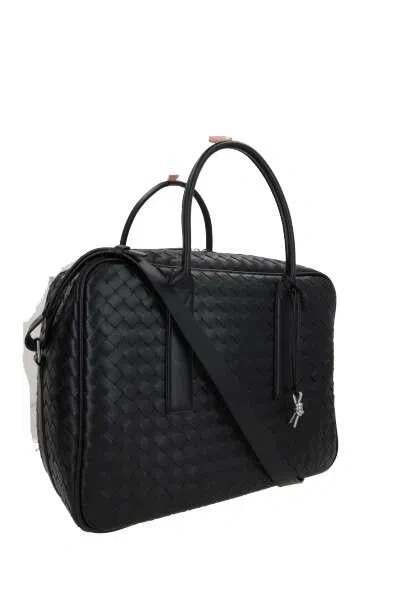 Bottega Veneta Bags In Black+silver