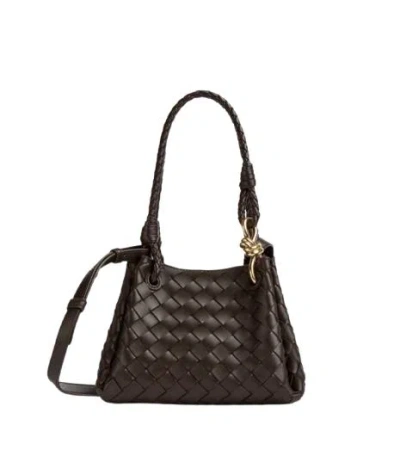 Bottega Veneta Small Parachute In Brown