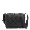 Bottega Veneta Diago Intreccio Leather Crossbody Bag In Green