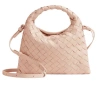 Bottega Veneta Pale Pink Mini Hop Crossbody Bag In Multi