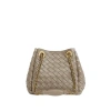 Bottega Veneta Grey Leather Parachute Small Satchel In Gray