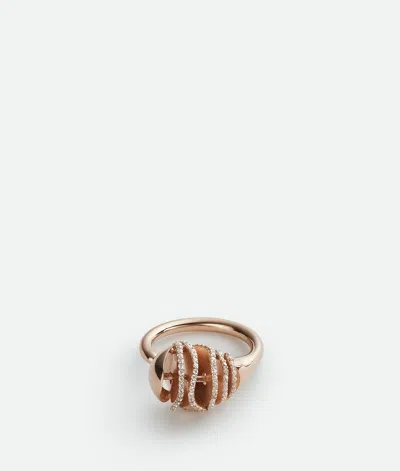 Bottega Veneta Drop Ring In Gold