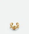 Bottega Veneta Knot Ring In Yellow Gold
