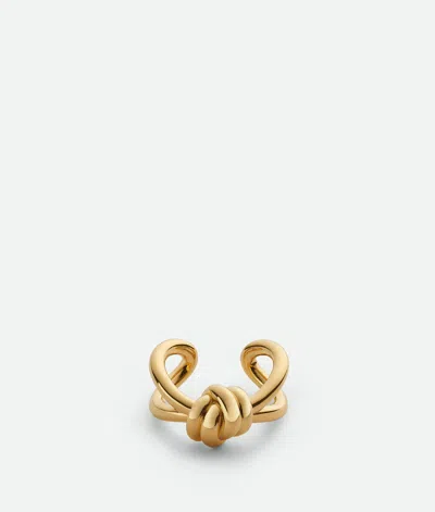 Bottega Veneta Knot Ring In Yellow Gold